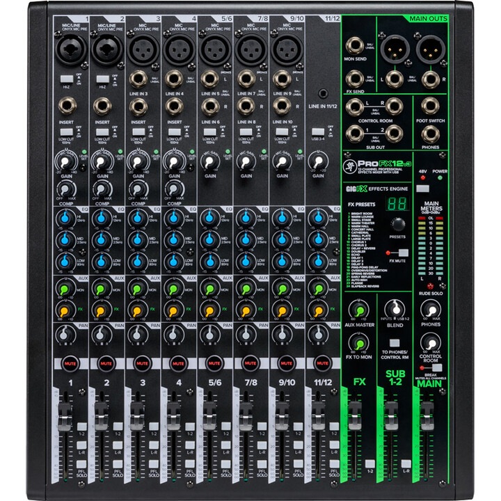 Mackie ProFX12v3+ Analog USB Mixer