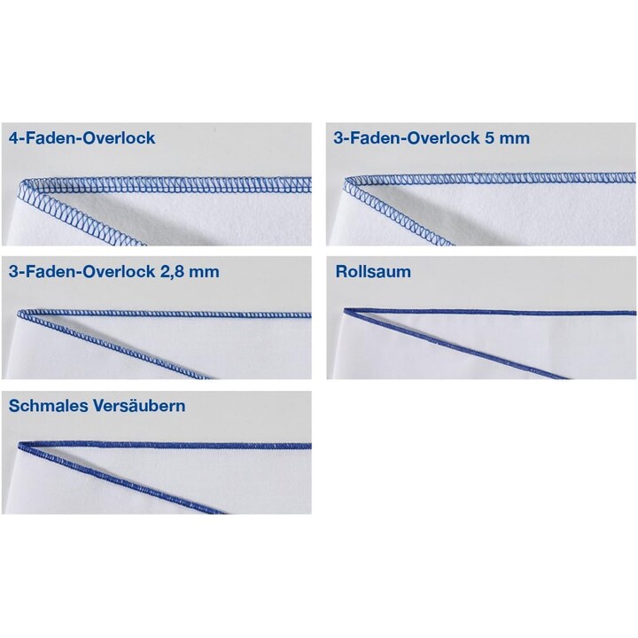 Brother M343D máquina de coser overlock blanca