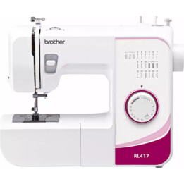 Brother RL-417 máquina de coser mecánica blanca