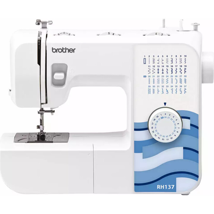 Brother RH137 mechanical sewing machine white/violet