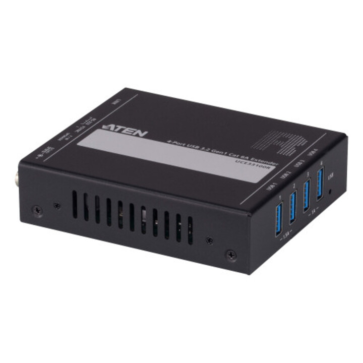 Aten UCE33100 Netzwerk-Extender, Netzwerk-Sender und -Empfänger, Schwarz