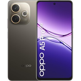 Oppo A5 Pro 5G, 8GB 256 GB, MKT 6300, 6,67 Display 120Hz, 50 MP AI, 5800mah, schwarzes Braun