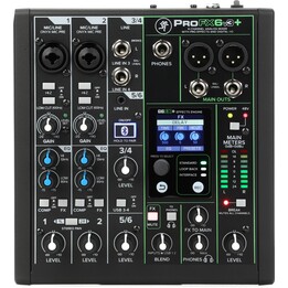 Mixer analogico Mackie Profx6v3+ con USB e Bluetooth