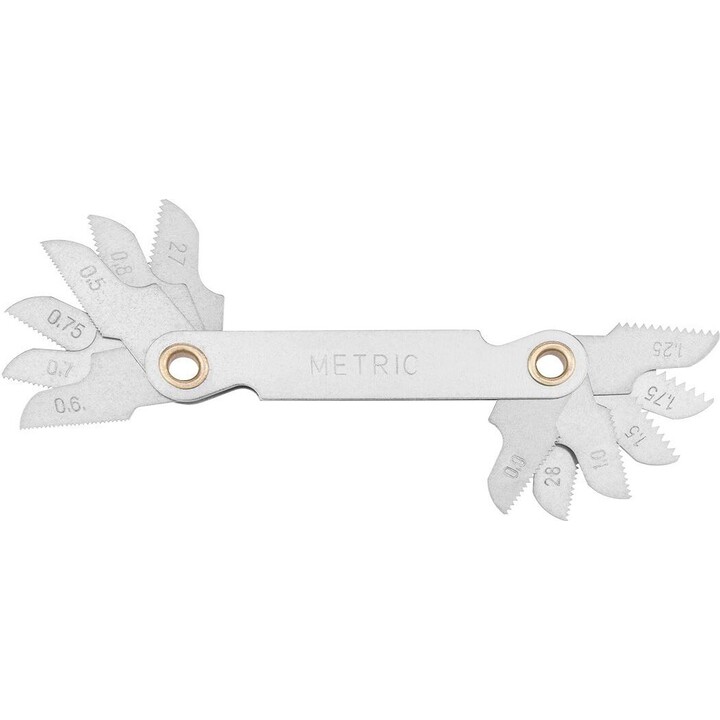 Neo Tools TOP-12-915 Set di maschi e filiere HSS da 32 pezzi con valigetta professionale, argento