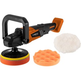 Energia de polerizador sem escova sem fio+ 18V, Li-Lon, M14 150 mm, 800-2300 min-1, sem bateria