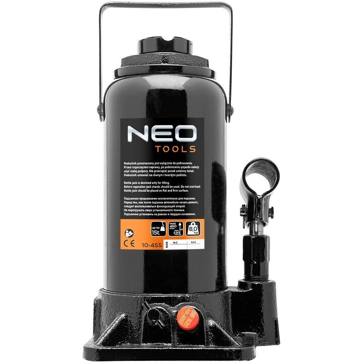 Neo Tools TOP-10-455, Vérin hydraulique 15t, 150mm, noir