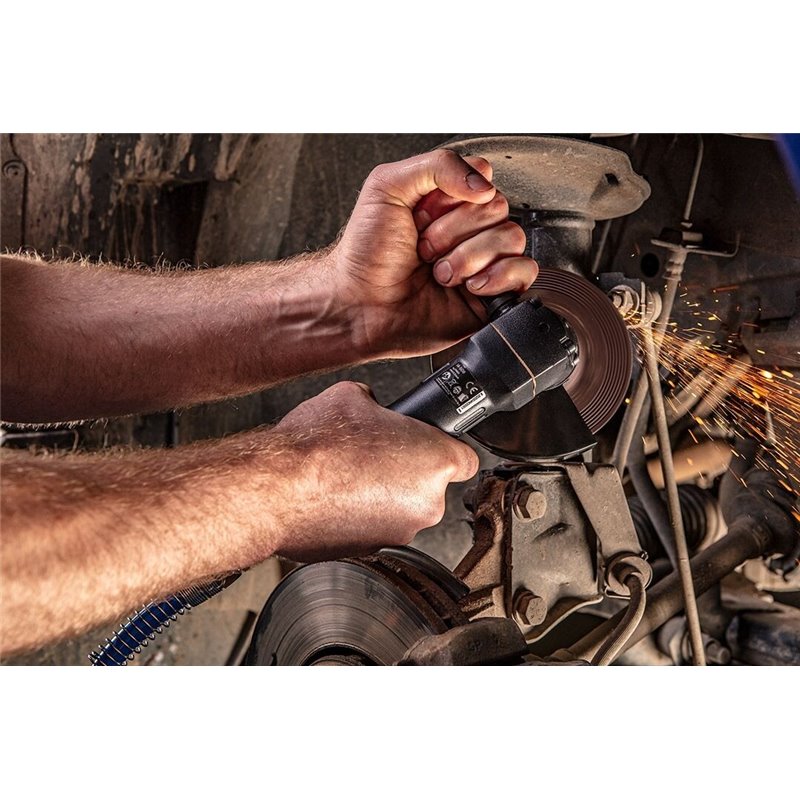 Amoladora angular neumática de 125 mm y 11000 rpm