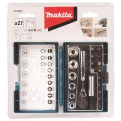 conjunto de bits makita B-54081 21 peças
