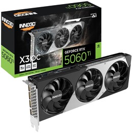 Carte graphique INNO3D GeForce RTX 5060 Ti X3 OC 16 Go GDDR7 DLSS4