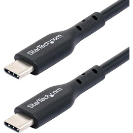 StarTech.com 4m USB-C-Ladekabel, Laden und Synchronisieren, 60W (3A) Power Delivery, USB 2.0 Laptop-Ladekabel, TPE-Mantel, Schwa