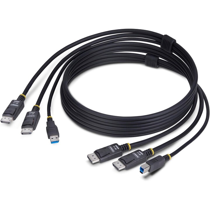 Cable kvm dp doble/usb 1,8m