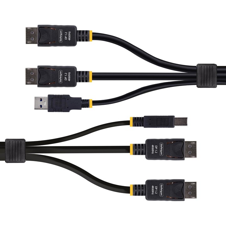 Cable kvm dp doble/usb 1,8m