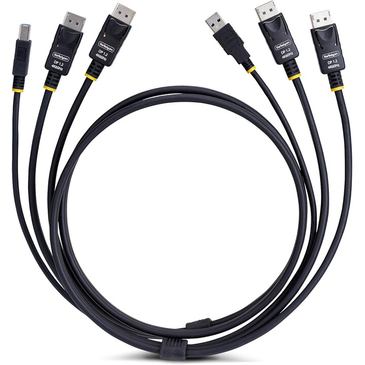 StarTech.com DDU1226-KVM-CABLE cabo KVM Preto 1,8 m
