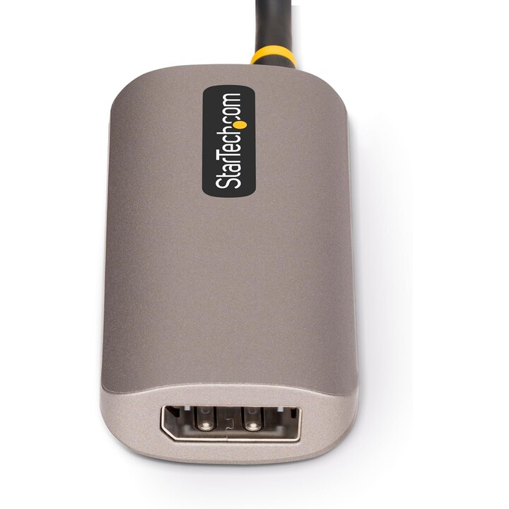 StarTech.com 1ft (30cm) HDMI to DisplayPort Adapter Cable, 8K 60Hz, Active HDMI 2.1 to DP 1.4 Video Converter, USB Bus Powered w