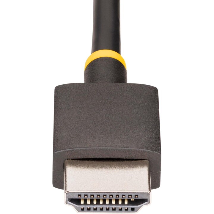 StarTech.com 1ft (30cm) HDMI to DisplayPort Adapter Cable, 8K 60Hz, Active HDMI 2.1 to DP 1.4 Video Converter, USB Bus Powered w