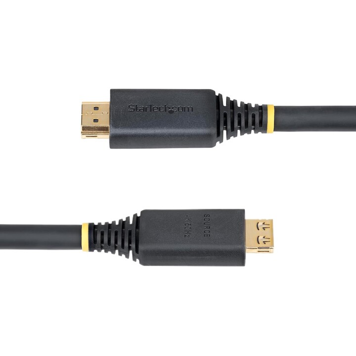 StarTech.com 10,6m Aktives High Speed HDMI-Kabel mit Griffsteckern, 4K 60Hz/1440p 144Hz, HDR10/HDCP 2.2/ARC, 18Gbps, UHD HDMI Ar