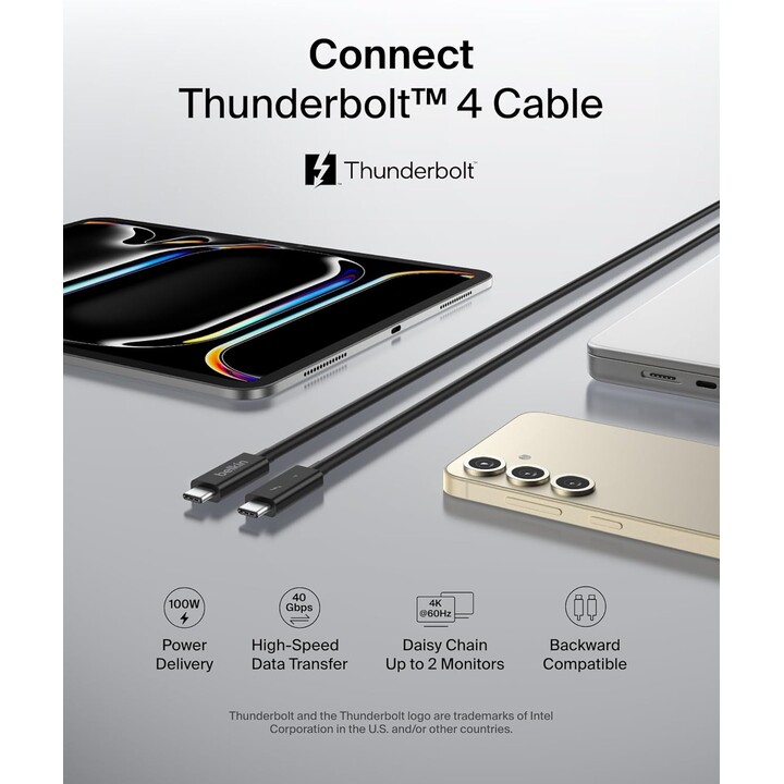 Thunderbolt 4 passives Kabel 1m
