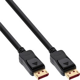 Cavo DisplayPort InLine DisplayPort 1.4 Oro 8K Nero 2m