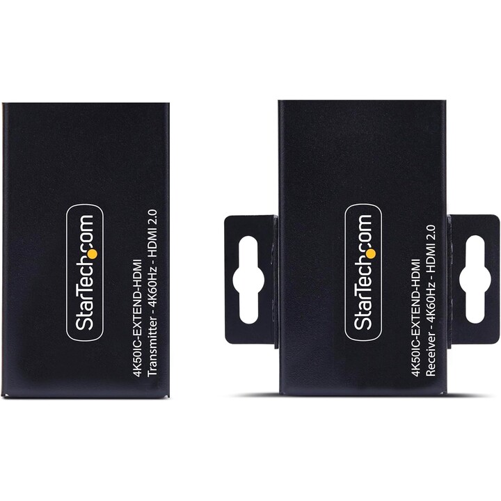 StarTech.com 4K50IC-EXTEND-HDMI extensor audio/video Transmisor y receptor de señales AV Negro