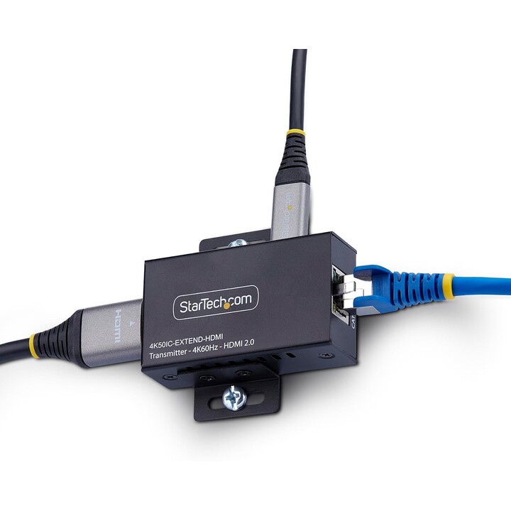 StarTech.com 4K50IC-EXTEND-HDMI extension audio/video Émetteur et récepteur AV Noir