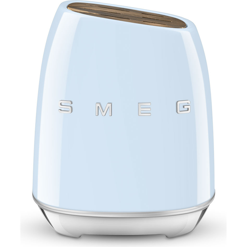 Bloque de cuchillos Smeg Azul Pastel de los años 50 KBSF02PB