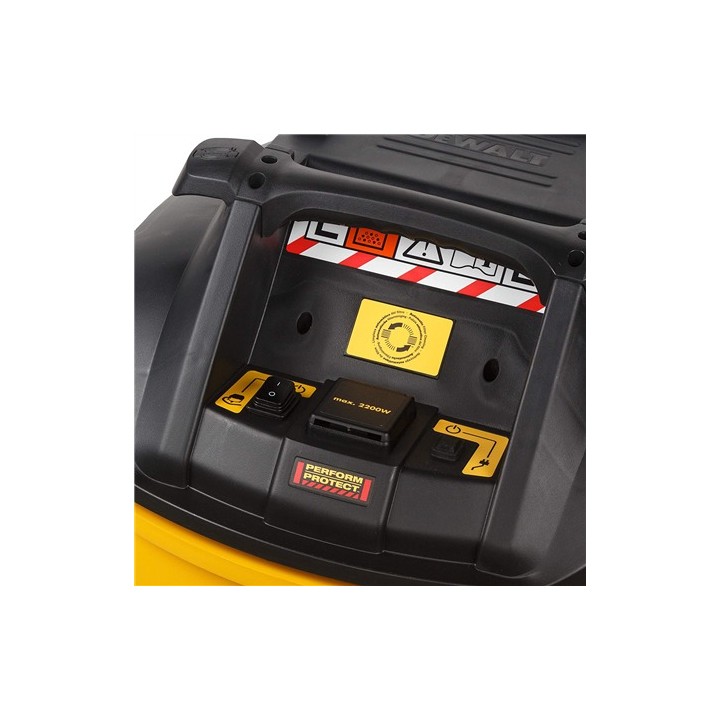DeWALT DWV901L dépoussiéreur Noir, Jaune 30 L 1400 W