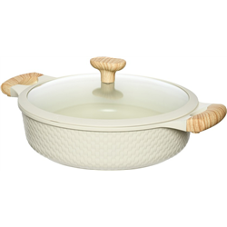 Olla baja Resto d28cm 4,1 l/beige 93806