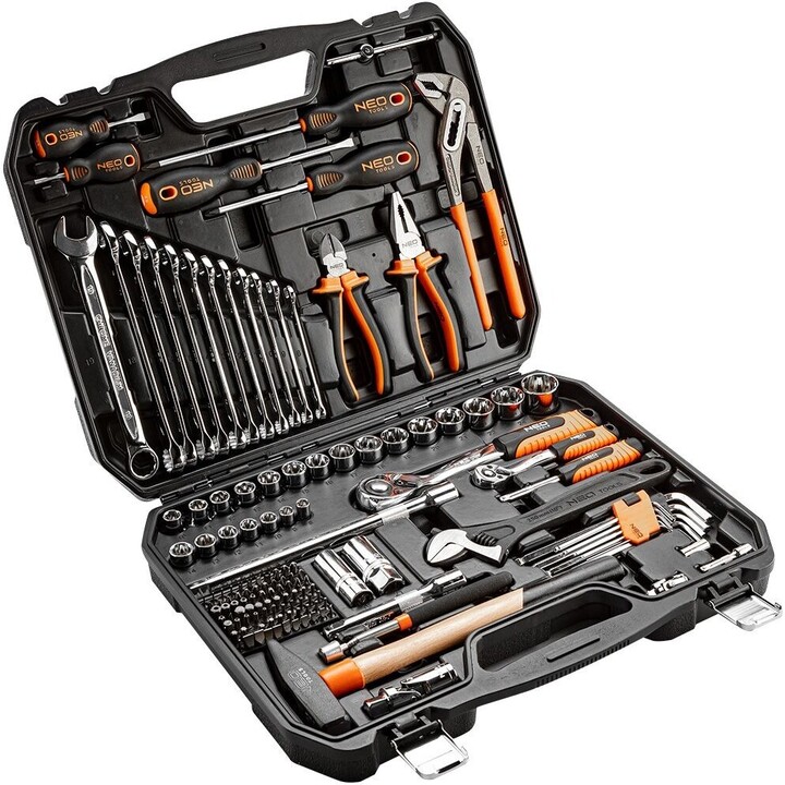 Neo Tools 08-945 General-purpose tool set in case 143 pcs
