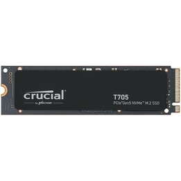 SSD|CRUCIAL|T705|2TB|M.2|PCIe Gen5|NVMe|Velocidad de escritura 12700 MBytes/s|Velocidad de lectura 14500 MBytes/s|TBW 1200 TB|CT