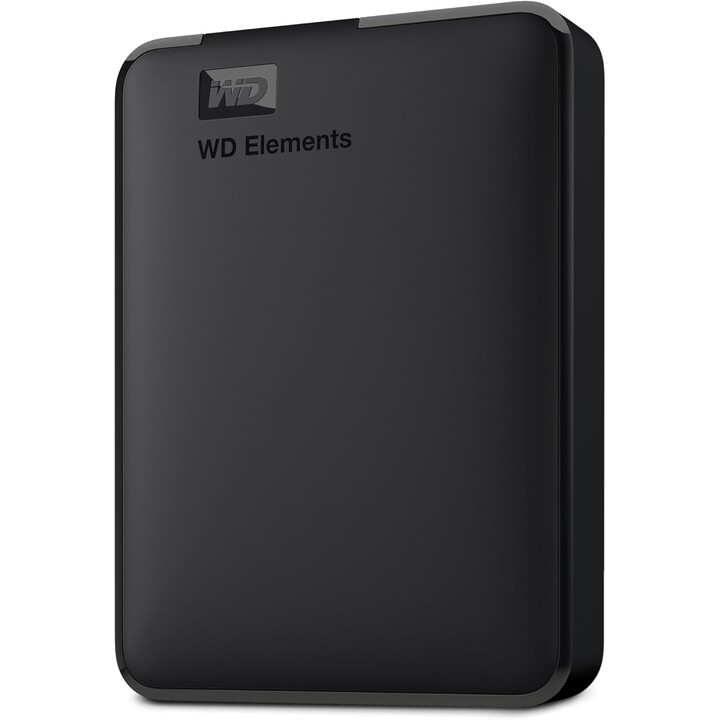 Disco duro externo | Western Digital | Elements Portable | WDBHJS0060BBK-WESN | 6 TB | USB 3.0 | Color negro | WDBHJS0060BBK-WES