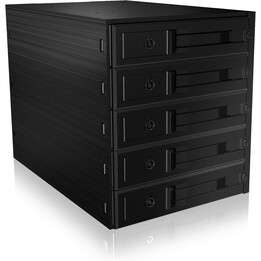 ICY BOX IB-565SSK backplane for 5x 3.5" SATA/SAS HDD in 3x 5.25" bay, black