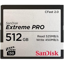 Card 512GB SanDisk Extreme PRO CFast CompactFlash Speicherkarte 525MB/s
