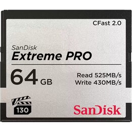 Sandisk Extreme Pro CFast 2.0-Karte 64 GB, 525 MB/s, 430 MB/s