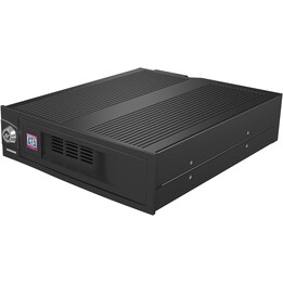 ICY BOX IB-170SK-B mobile rack for 1 HDD for 5.25" bay with lock and fan black