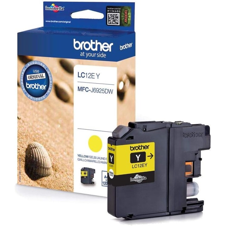 Brother LC-12ey cartucho de tinta amarelo original