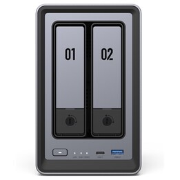 UGREEN NASync DXP2800 2 Einschübe NAS-Server Leergehäuse (25369)