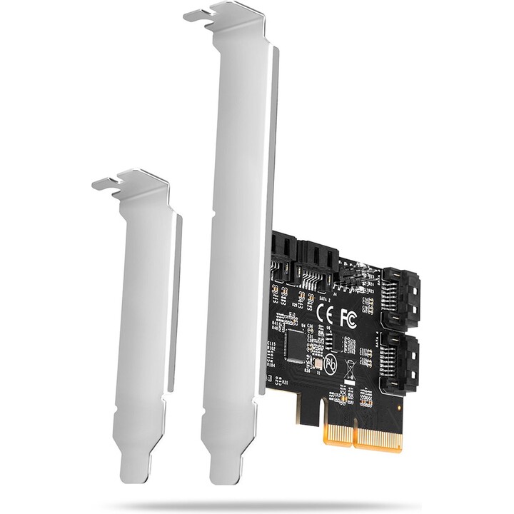 Controlador SSD ACC I/O PCIE/SATA 6G PCES-SA4X4 AXAGON