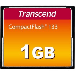 Transcend TS1GCF133 CompactFlash-Karte 1 GB 133x Schwarz
