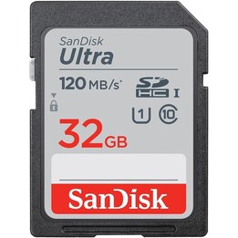 SanDisk Ultra 32GB SDHC UHS-I Class 10 Memory Card, 3 packs