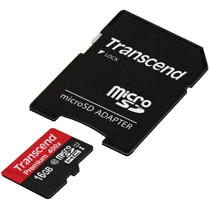 TARJETA 32GB Transcend Premium MicroSDHC 45MB/s + Adaptador