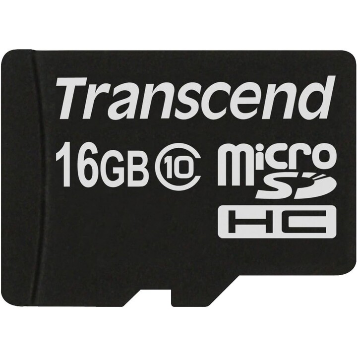 Transcend 16GB Class 10 microSDHC-Karte, 20 MB/s und NAND-Speicher