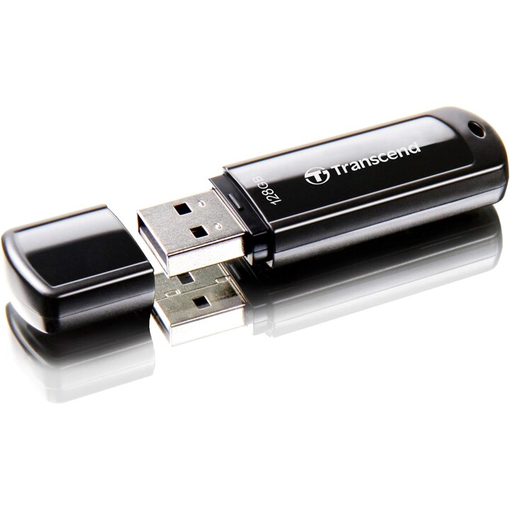 Stick 128GB USB 3.0 Transcend JetFlash 700 preto