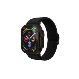 Correa clásica de nailon de 42, 44, 45 y 49 mm, talla única, completamente negra
