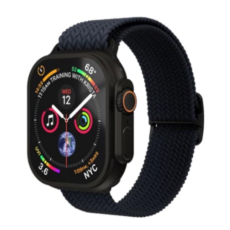 Boucle tissée 38 | 40 | 41 mm, taille unique - Bleu marine et noir