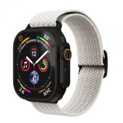 Gewebte Schlaufe 42 | 44 | 45 | 49 mm Einheitsgröße - Creme Schwarz