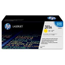 Cartucho de toner amarelo original HP Q2682A 311A, 6.000 páginas