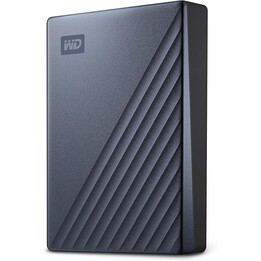2,5" WD My Passport Ultra 6TB Blau USB-C/USB3.0 HDD 6,35cm 2,5Zoll Metall-Finish RTL tragbar extern