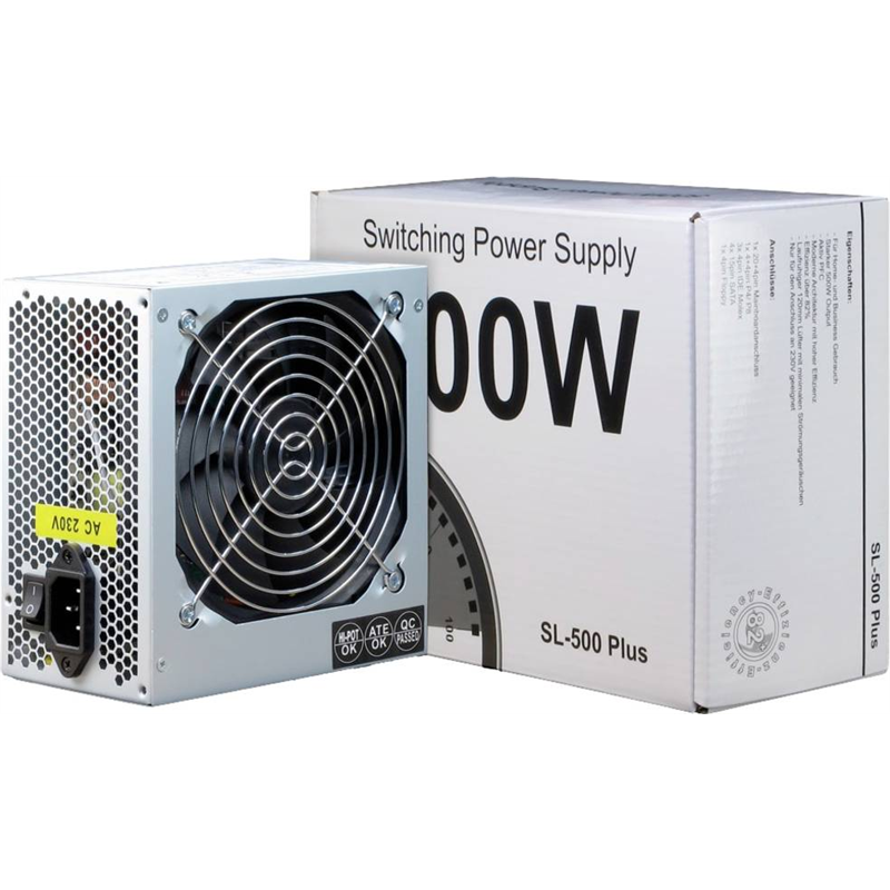 Fuente de alimentación para PC Inter-Tech SL-500 Plus de 500 W