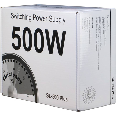 Inter-Tech SL-500 Plus PC power supply unit 500 W