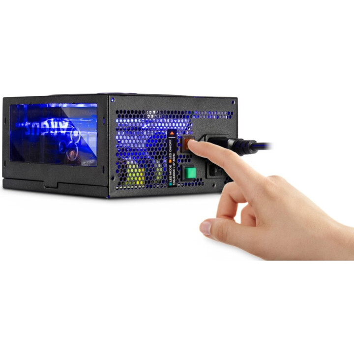 Inter-Tech Argus RGB-650W CM II 650W Fontes de Alimentação